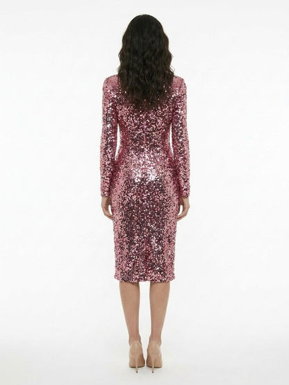 Dolce & Gabbana Pink Elastane Cocktail Dress