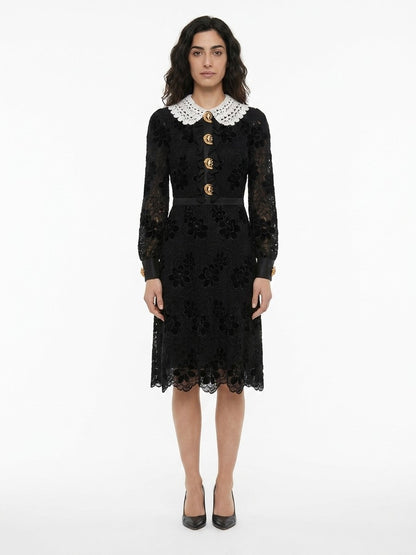Dolce & Gabbana Black Polyester Cocktail Dress