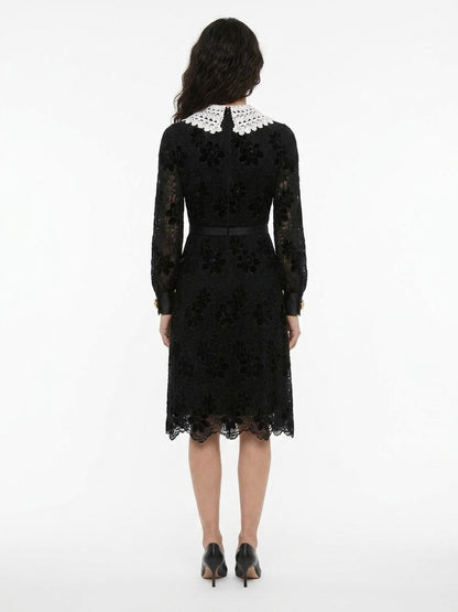 Dolce & Gabbana Black Polyester Cocktail Dress