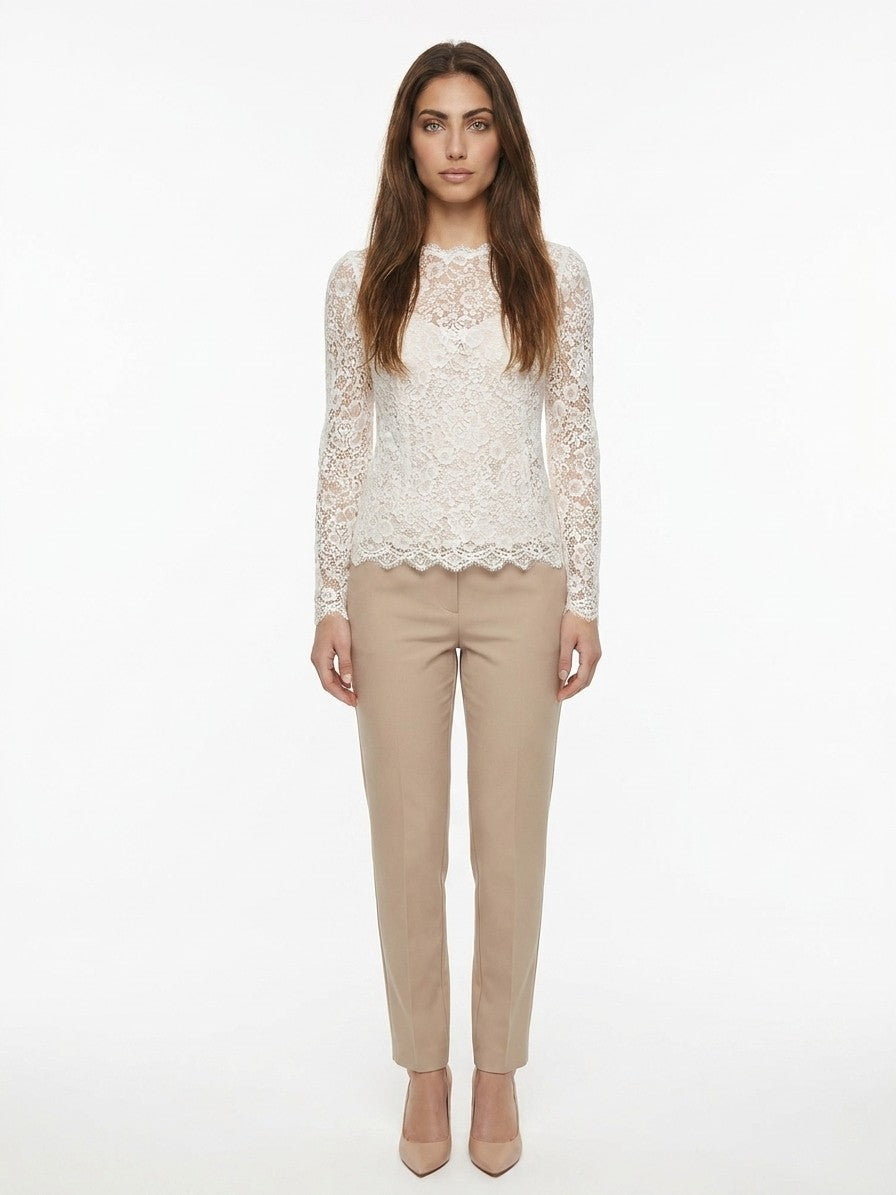 Dolce & Gabbana Cream Cotton Shirt