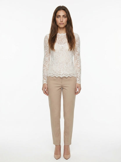 Dolce & Gabbana Cream Cotton Shirt