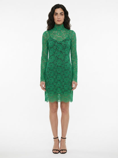 Dolce & Gabbana Green Cotton Casual Dress