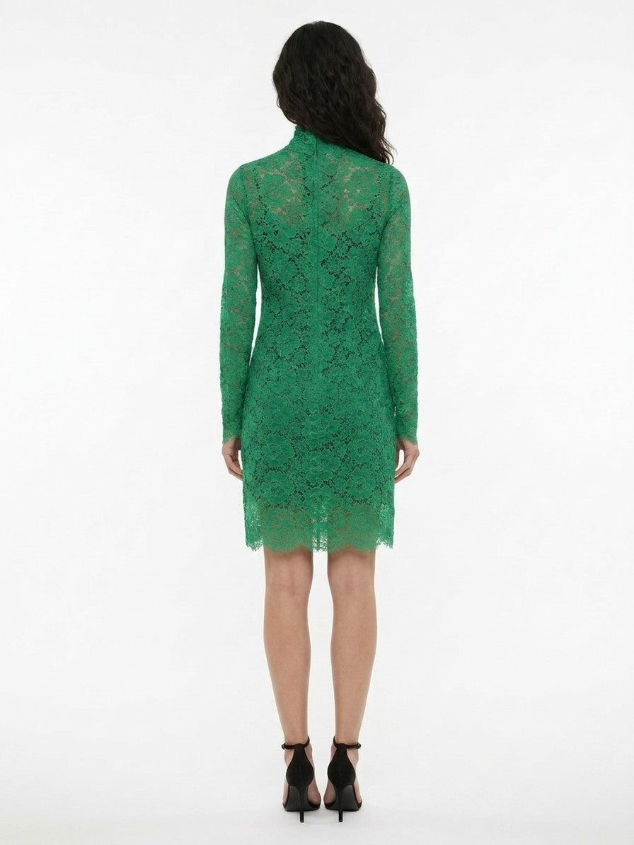 Dolce & Gabbana Green Cotton Casual Dress