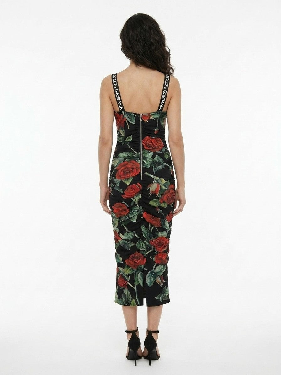 Dolce & Gabbana Multicolor Elastane Casual Dress