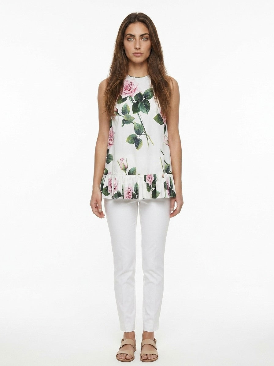 Dolce & Gabbana Multicolor Cotton Casual Dress