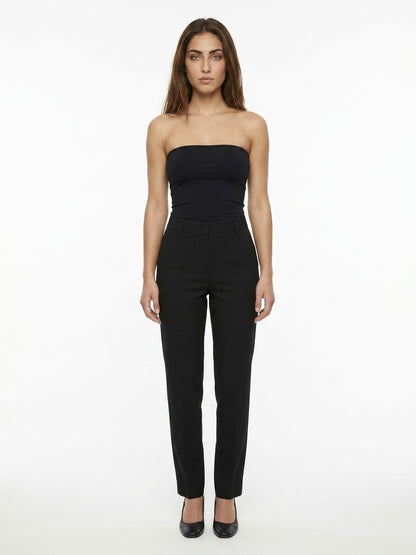 Dolce & Gabbana Black Cotton Skinny Pants
