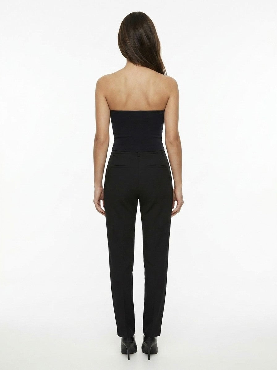 Dolce & Gabbana Black Cotton Skinny Pants