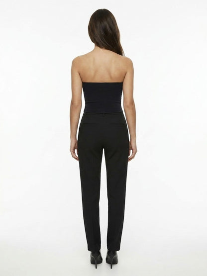 Dolce & Gabbana Black Cotton Skinny Pants