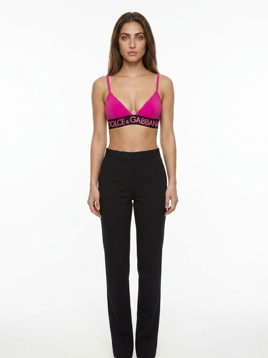 Dolce & Gabbana Fuchsia Elastane Bra
