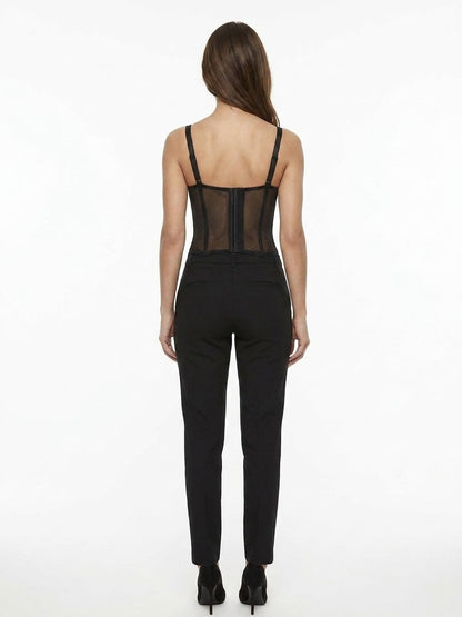 Dolce & Gabbana Black Elastane Bodysuit