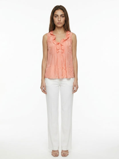 Dolce & Gabbana Pink Silk Blouse