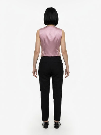 Dolce & Gabbana Multicolor Elastane Waistcoat