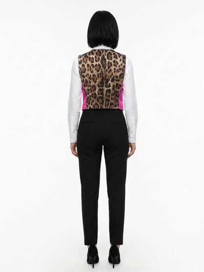 Dolce & Gabbana Pink Polyamide Waistcoat