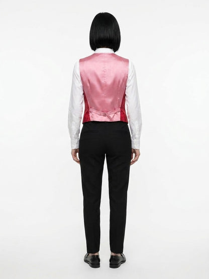 Dolce & Gabbana Multicolor Elastane Waistcoat