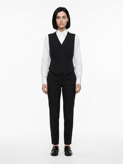 Dolce & Gabbana Blue Elastane Waistcoat