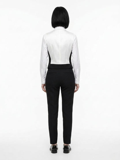 Dolce & Gabbana Blue Elastane Waistcoat