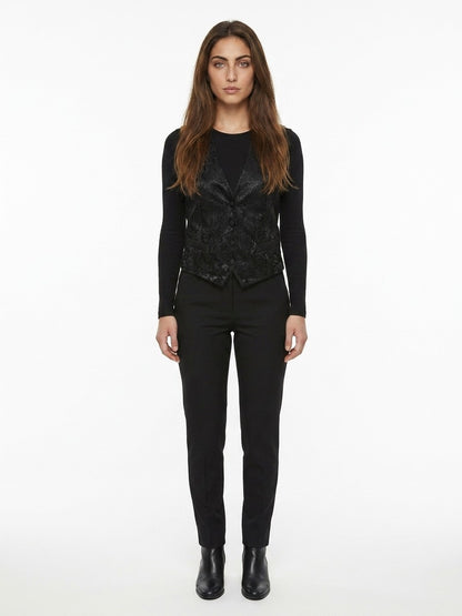 Dolce & Gabbana Black Cotton Waistcoat