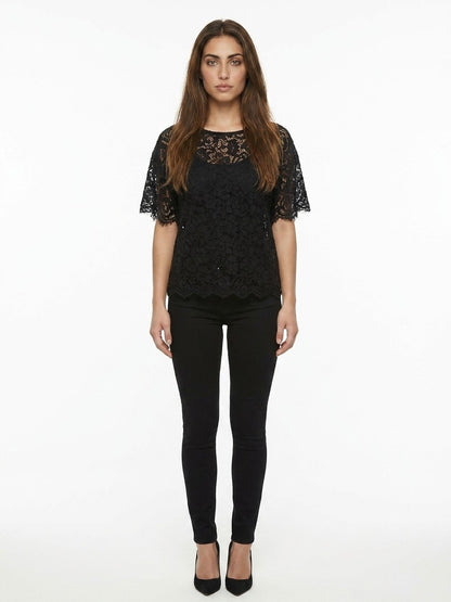 Dolce & Gabbana Black Cotton T-Shirt