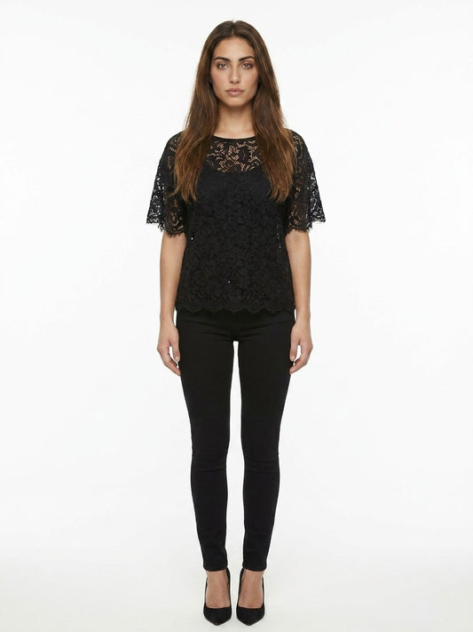 Dolce & Gabbana Black Cotton T-Shirt