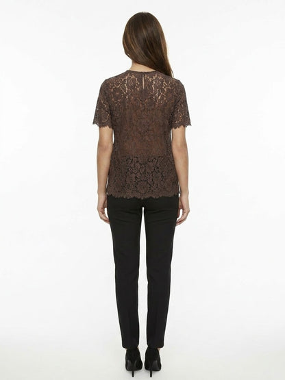 Dolce & Gabbana Brown Cotton T-Shirt