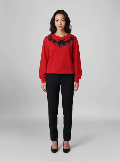 Dolce & Gabbana Bicolor Acetate Sweatshirt