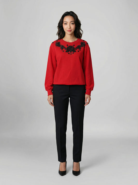 Dolce & Gabbana Bicolor Acetate Sweatshirt