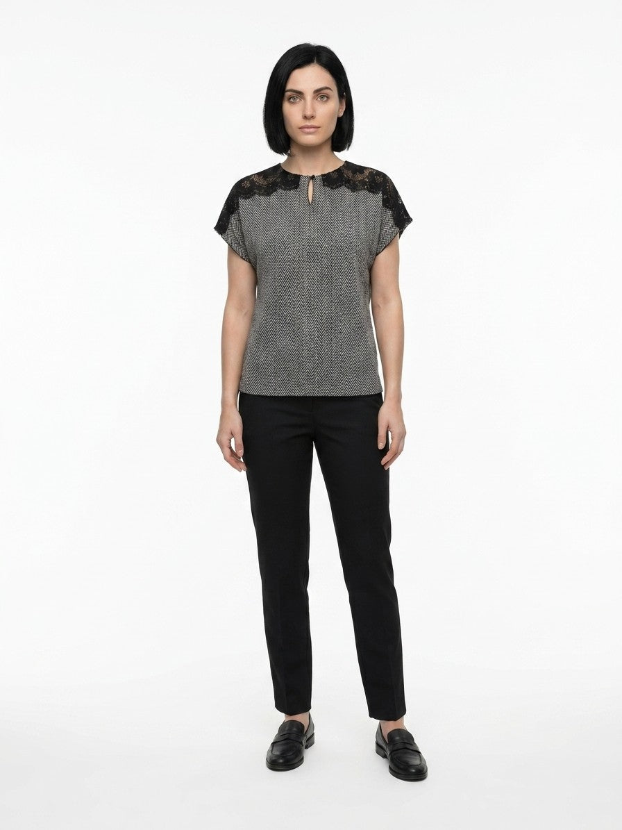 Dolce & Gabbana Blue Polyamide T-Shirt
