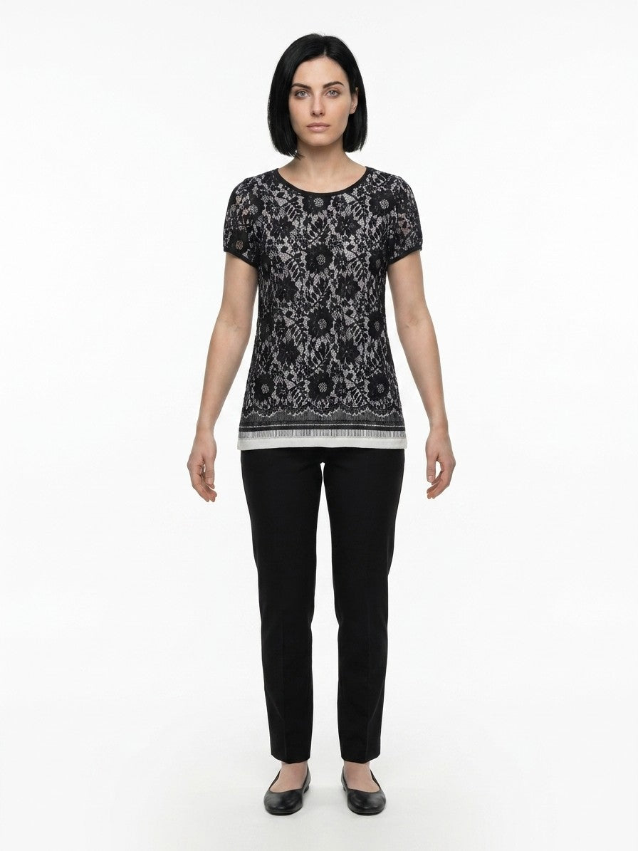 Dolce & Gabbana Multicolor Polyamide T-Shirt