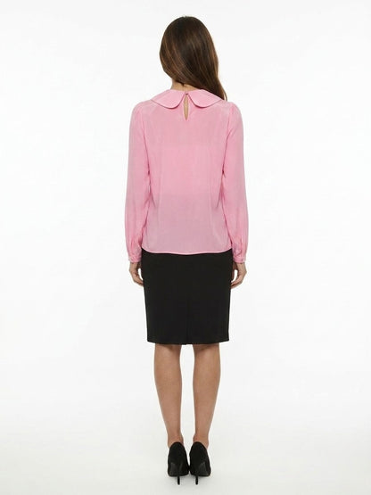 Dolce & Gabbana Pink Elastane Blouse