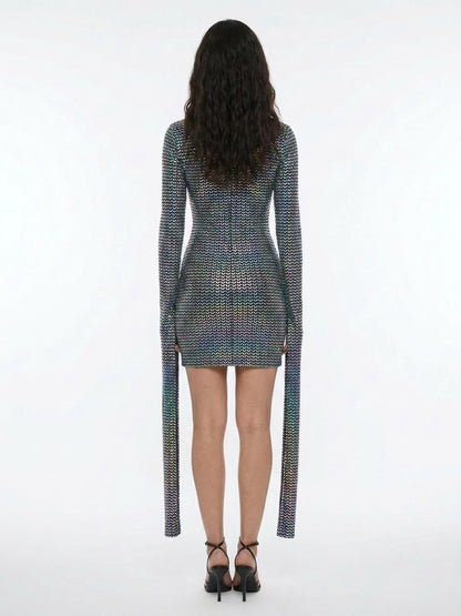 Dolce & Gabbana Silver Elastane Turtleneck