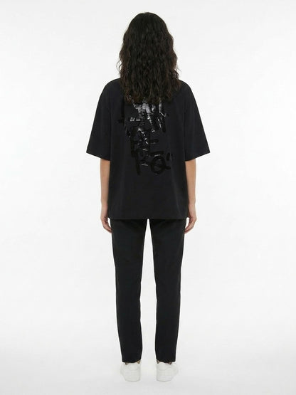 Dolce & Gabbana Black Cotton T-Shirt