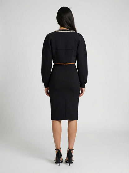 Dolce & Gabbana Black Cotton Sweatshirt