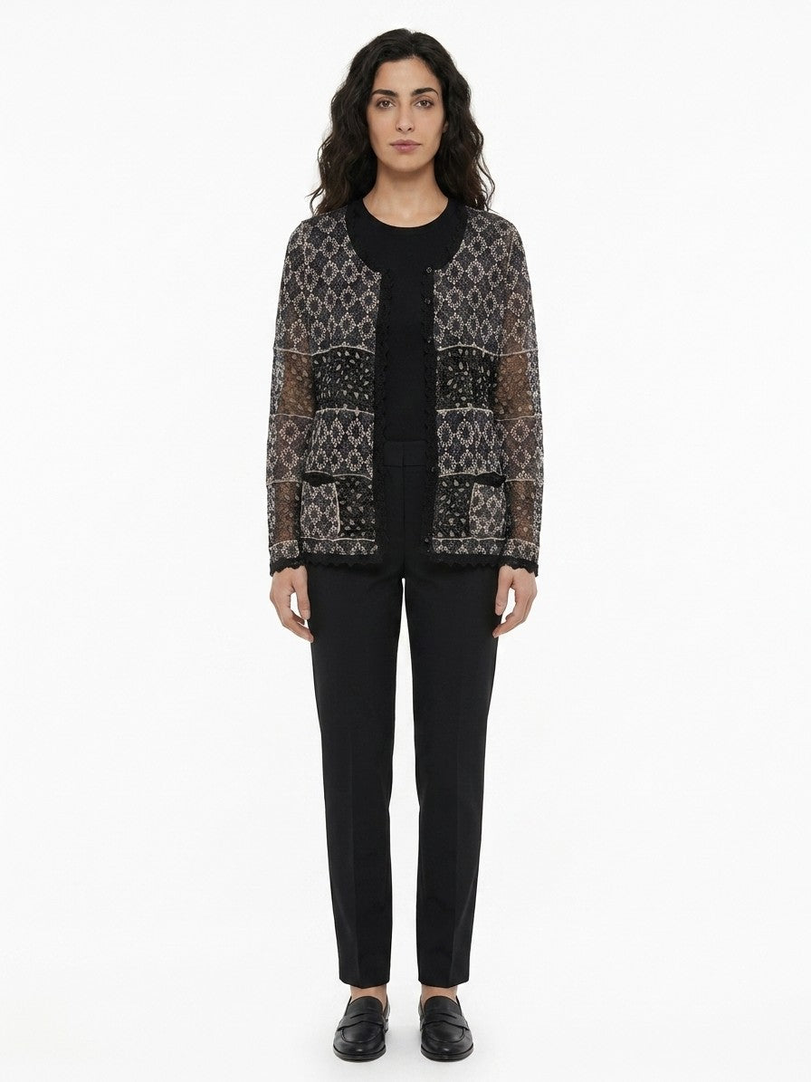Dolce & Gabbana Blue Silk Cardigan