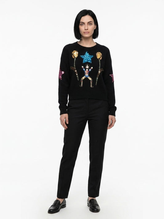 Dolce & Gabbana Multicolor Cashmere Sweatshirt