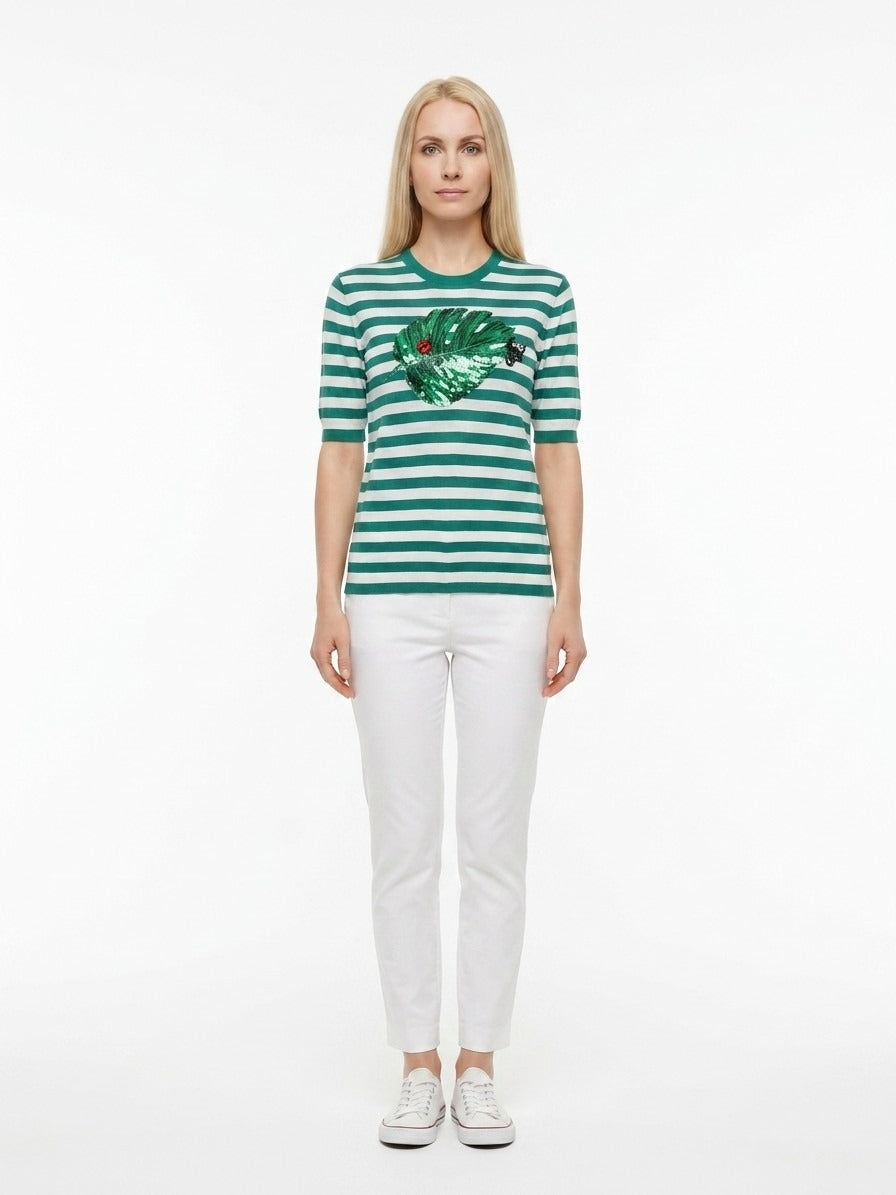Dolce & Gabbana Blue Silk T-Shirt