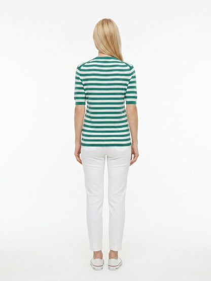 Dolce & Gabbana Blue Silk T-Shirt