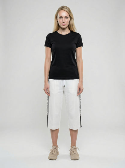 Dolce & Gabbana White Elastane T-Shirt