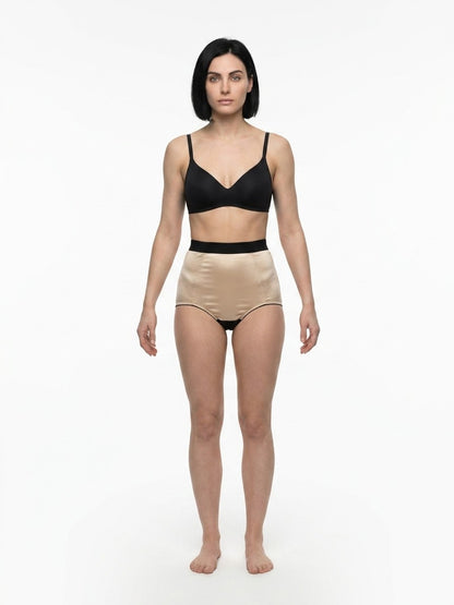 Dolce & Gabbana Beige Silk Briefs