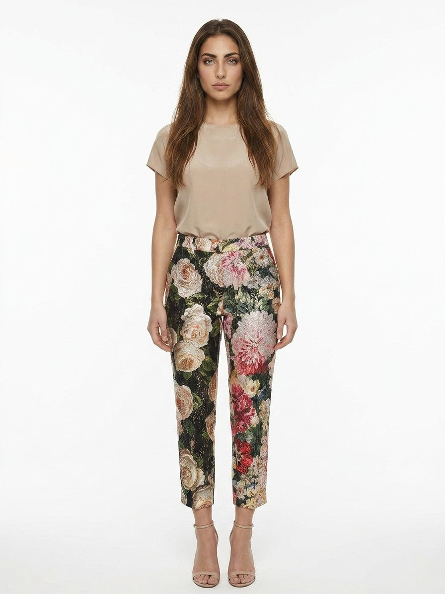 Dolce & Gabbana Multicolor Cotton Casual Pants