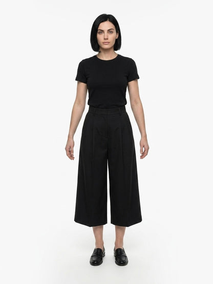 Dolce & Gabbana Navy Blue Cotton Casual Pants