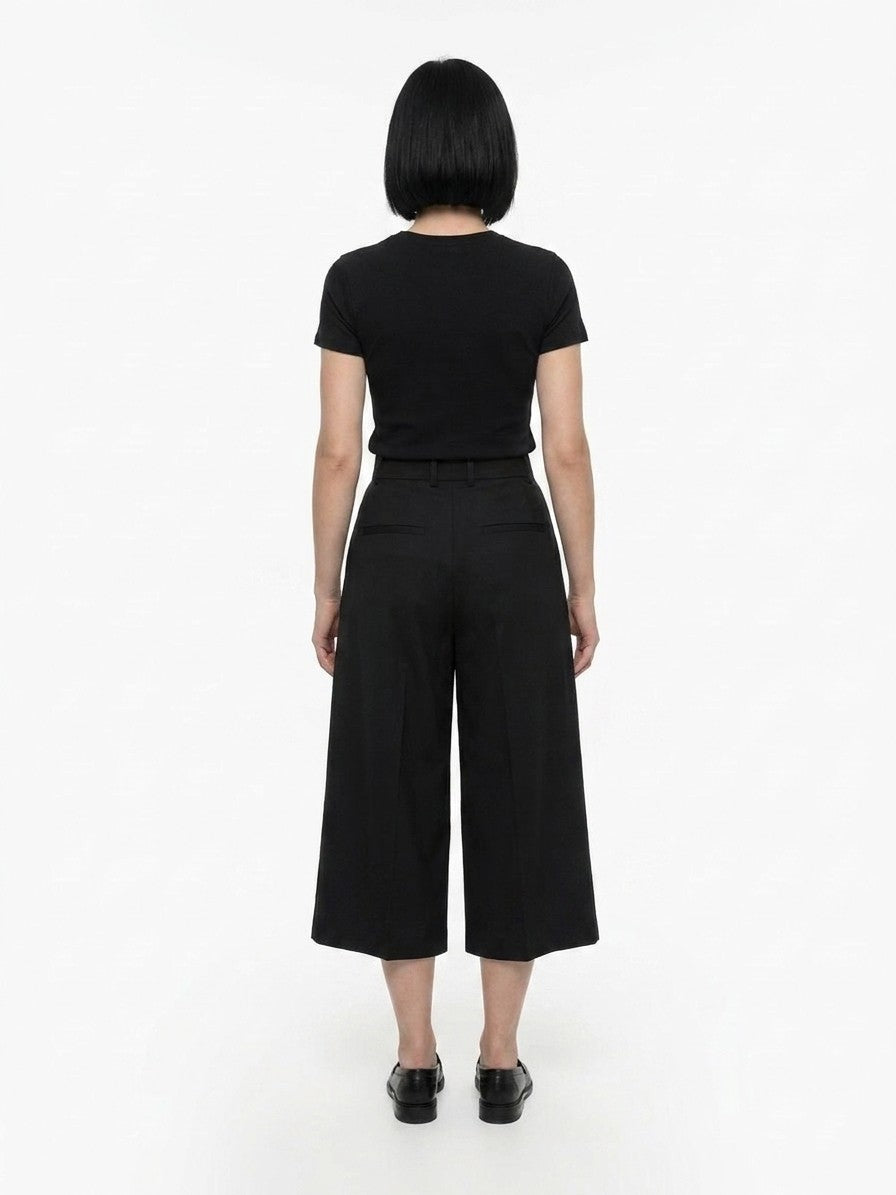Dolce & Gabbana Navy Blue Cotton Casual Pants
