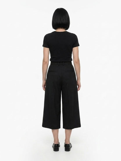 Dolce & Gabbana Navy Blue Cotton Casual Pants