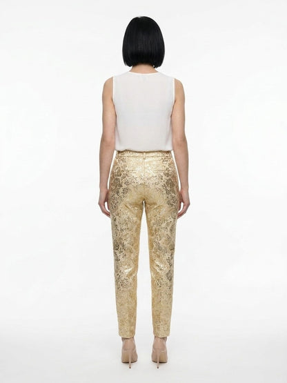 Dolce & Gabbana Multicolor Polyamide Casual Pants
