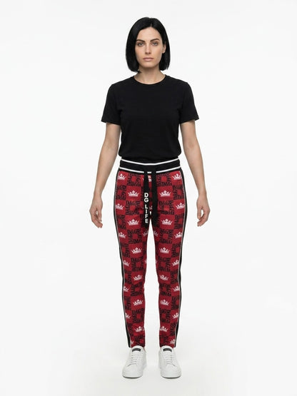 Dolce & Gabbana Multicolor Polyester Joggers (Workout Pants)