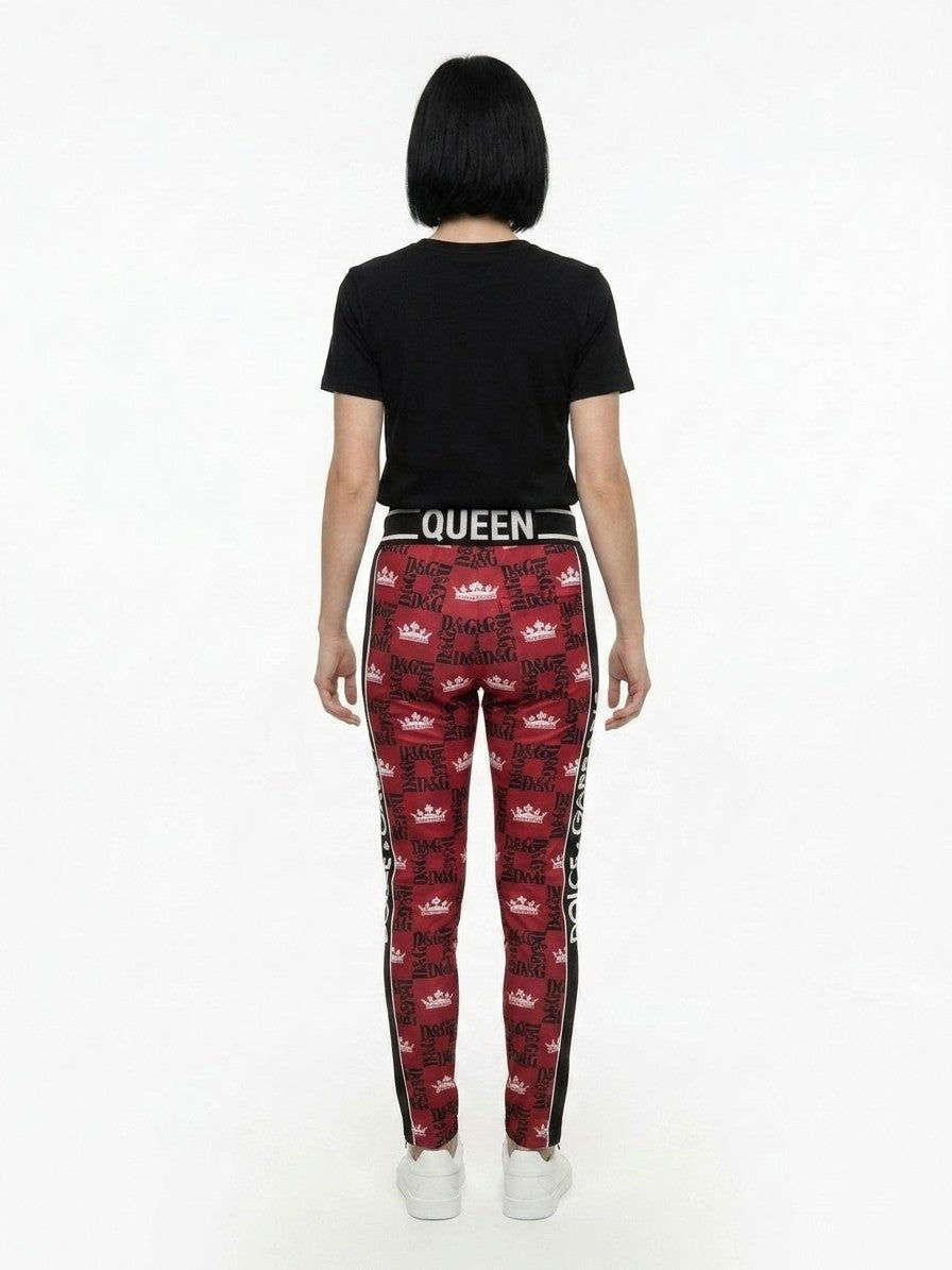 Dolce & Gabbana Multicolor Polyester Joggers (Workout Pants)