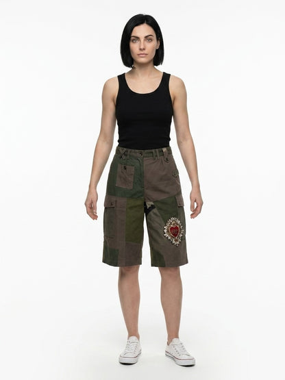 Dolce & Gabbana Army Cotton Joggers (Workout Pants)