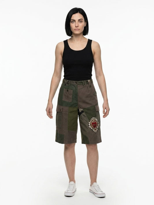 Dolce & Gabbana Army Cotton Joggers (Workout Pants)