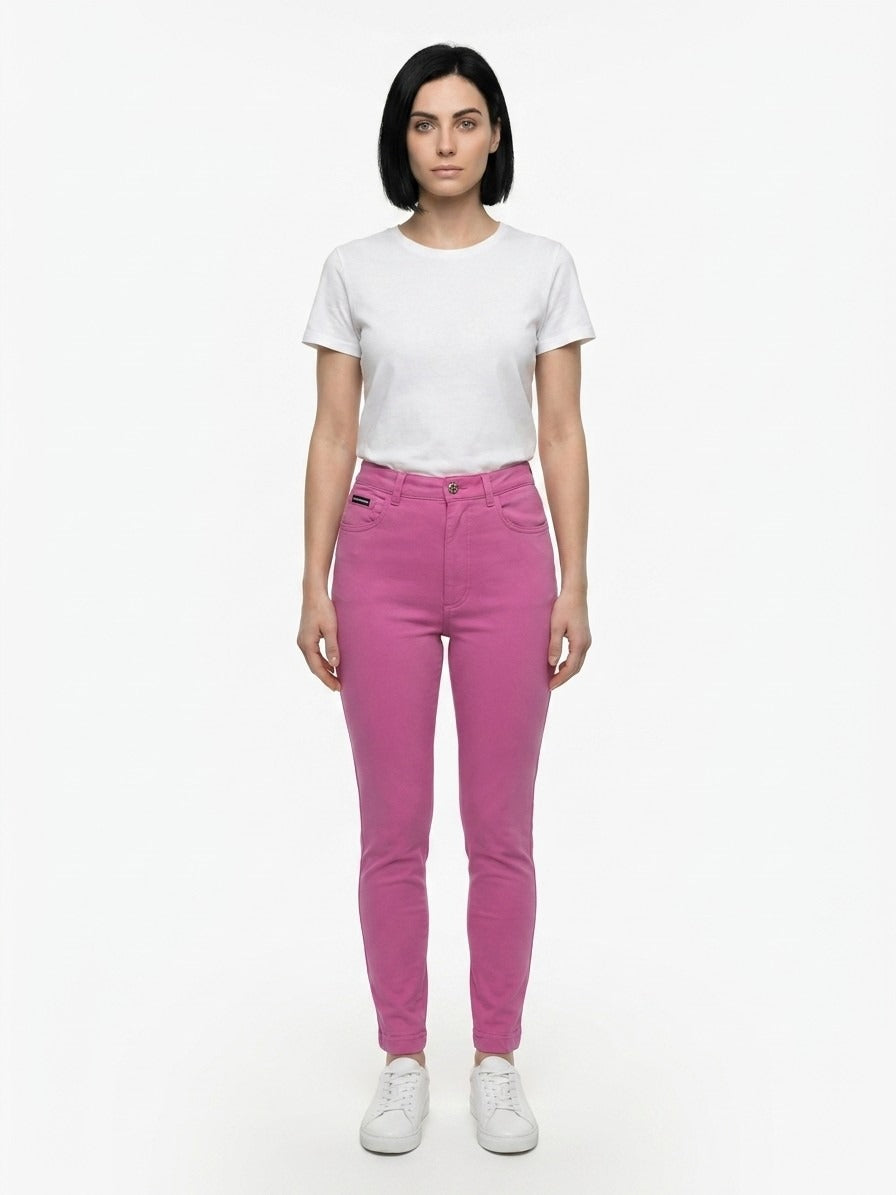 Dolce & Gabbana Pink Cotton T-Shirt