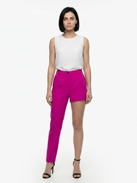 Dolce & Gabbana Pink Virgin Wool Pants