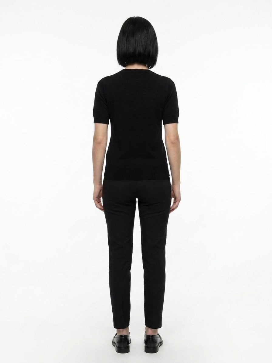 Dolce & Gabbana Black Cashmere Sweater